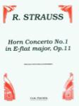 Carl Fischer Strauss R   Concerto #1 In Eb Op 11 - French Horn