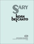 Koan bel canto for piano (harpsichord or cimbalom)
