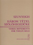 Three Movements for violin solo
