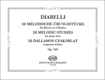 28 Melodic Studies within the range of a fifth for piano duet