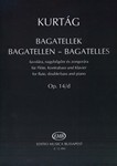 Bagatelles for flute, double bass and piano