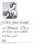 12 Sonatas for Recorder and Basso Continuo Vol.2 No. 4-6.
