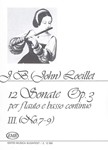 12 Sonatas for Flute and Basso Continuo Vol.3 No. 7-9.