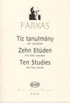 Ten Studies for two violins