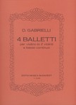 4 balletti No. 3,4,5,8
