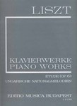 Etude en douze exercices (Op. 6), Ungarische Nationalmelodien, Buch der Lieder II Liszt, Works for Piano Solo, Vol. 18
