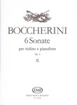 6 sonate per violino e pianoforte Vol.2