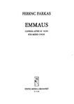 Emmaus. Cantata after St. Luke
