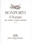 4 Sonate per violino e basso continuo No. 3, 4, 6, 9