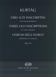 Three Old Inscriptions