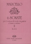 6 Sonaten for 2 Violoncellos (Viole da gamba) and Basso continuo Vol.2 (No. 4-6)
