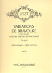 Variations de bravoure Sur des themes de Paganini