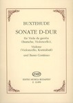 Sonate D-Dur fur Viola da gamba (Bratsche, Violoncello), Violone (Violoncello, Kontrabass) und Basso Continuo