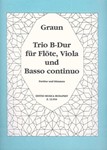 Trio B-Dur fur Flote, Viola und Basso Continuo
