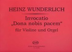 Invocatio Dona nobis pacem for violin and organ