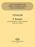 4 Sonate per flauto dolce e basso continuo (orig. per violino)