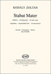 Stabat Mater for male voices / for mixed chorus