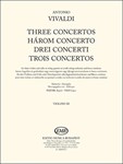 Three Concertos for three violins and cello or string quartet or youth string orchestra and basso continuo