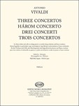 Three Concertos for three violins and cello or string quartet or youth string orchestra and basso continuo