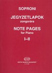 Note Pages for piano Vol.I-II