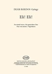 Eli! Eli! Matthaeus 27.46. for mixes voices