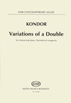 Variations of a Double for clarinet and piano