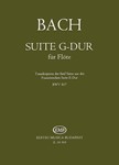 Suite G-Dur fur Flote Transkription der funf Satze aus der Franzosischen Suiten E-Dur, BWV 817