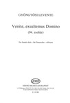 Venite, exsultemus Domino (94. zsoltar) for female choir