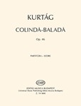 Colinda-Balada for tenor solo, chorus and chamber ensemble
