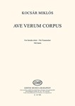 Ave verum corpus for female choir