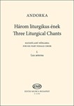 Three Liturgical Chants I. Lux aeterna for six-part female choir