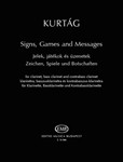 Signs, Games and Messages for clarinet, bass clarinet and contrabass clarinet