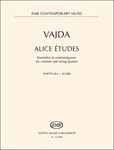Alice etudes for clarinet and string quartet