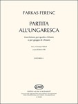 Partita all'ungaresca trascrizione per quattro chitarreo per gruppo di chitarre