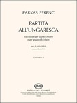 Partita all'ungaresca trascrizione per quattro chitarreo per gruppo di chitarre