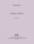 Three Songs for viola solo