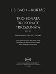 Trio Sonata BWV 525, First movement Transcription for piano duet (three hands)