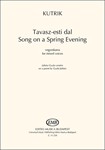 Song on a Spring Evening for mixed voices