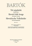 Slovak Folk Songs for Men's Voices, BB 78 (1917)