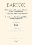 Jatek 27 Two- and Three-Part Choruses for Children's and Women's Voices , Volume II, No. 2 (BB 111a, 1935)