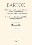 Huszarnota 27 Two- and Three-Part Choruses for Children's and Women's Voices , Volume IV, No. 1 (BB 111a, 1935)