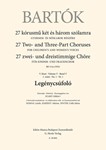 Legenycsufolo 27 Two- and Three-Part Choruses for Children's and Women's Voices , Volume V, No. 1 (BB 111a, 1935)
