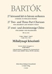 Mihalynapi koszonto 27 Two- and Three-Part Choruses for Children's and Women's Voices , Volume V, No. 2 (BB 111a, 1935)