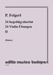 24 Violin Exercises Vol.2 in 24 tonalities, with accompaniment of a second violin
