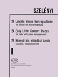 24 Easy Little Concert Pieces Vol.1 for violin with piano accompaniment in the I-III. position