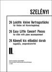 24 Easy Little Concert Pieces Vol. II. Vol.2 for violin with piano accompaniment in the I-III. positions