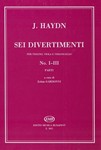 Sei divertimenti for violin, viola and violoncello No. 1-3