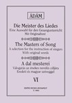 THE MASTERS OF SONG Vol.6 Works of Early Italian, French, English and German Masters for Low Voice
