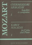 Early Sonatas Vol.1