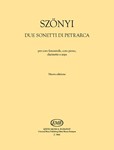Due sonetti di Petrarca for chorus, clarinet and harp